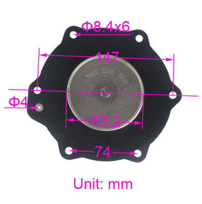کیت تعمیرات دیافراگم برای SCG353A051 ASCO 2 1/2′′ جمع آوری کننده گرد و غبار کیت تعمیر سولینود پالس دریچه جت