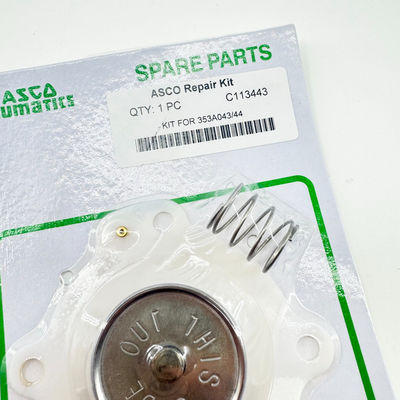 ASCO C113443 کیت تعمیر دیافراگم 3/4 اینچ برای دریچه سولناید پالس SCG353A043 نیترل / ویتون