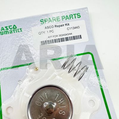 ASCO G353A041 G353A042 کیت تعمیر دیافراگم دریچه نبض C113443 NBR TPE (سفید)