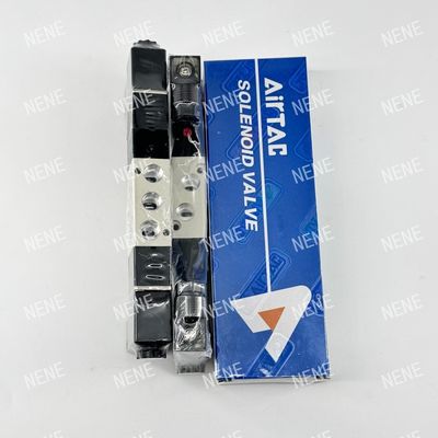 5 راه 3 موقعیت 4V130E-06 هوا مایع AIRTAC شیر سولینوئید با بدن آلومینیوم آلیاژ