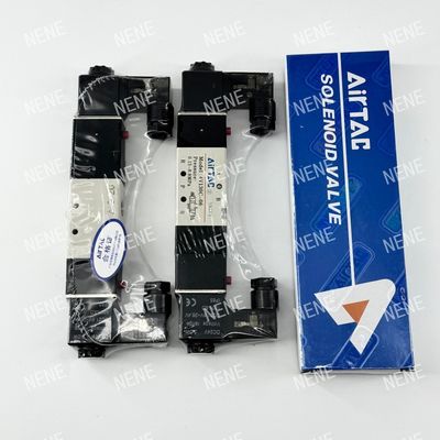 5 راه 3 موقعیت 4V130E-06 هوا مایع AIRTAC شیر سولینوئید با بدن آلومینیوم آلیاژ
