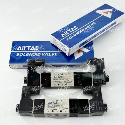 دریچه الکترومغناطیسی 4V130P-06 AIRTAC برای کنترل دقیق هوا در محدوده فشار 0.15 تا 0.8 MPa