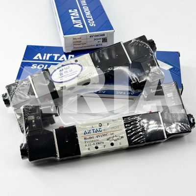 Airtac 4V130C-06 DC12V AC110V 4V130C-M5 دریچه هوائی سولناید - 4V130C06B