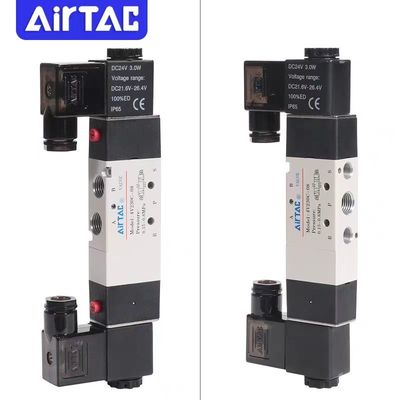 Airtac 4V230C-08: دریچه هوائی سولینوئید - 4V230C08B AC220V DC24V