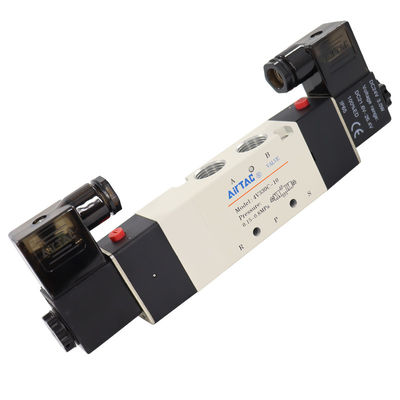 Airtac 4V330C-08 DC24V 4V330C-10 AC220V ولول هوائی سولینوئید ((5/2,5/3 راه) - 4V330C08B