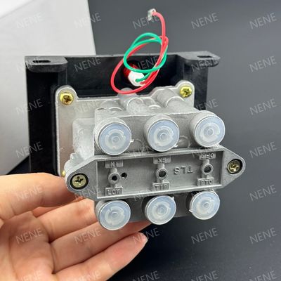 6CV-D شش سوراخ دریچه کنترل کامیون پمپ با عملکرد PTO آلیاژ آلومینیوم نقره