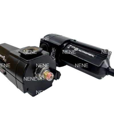 NORGREN L74M-4GP-ETN G1/2 فیلتر رگولاتور روان‌کننده پنوماتیک هوای فشرده با بدنه آلیاژ آلومینیوم و نوع تخلیه کاسه بسته