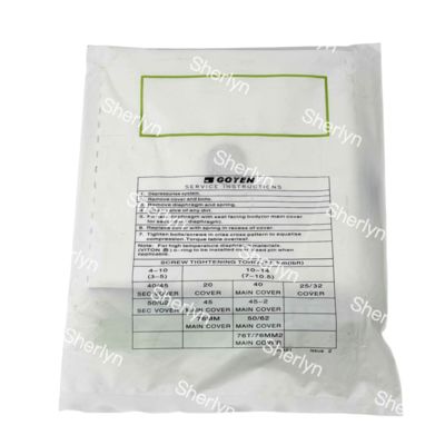 غشای نیترایلی GOYEN K5004 M1638A برای Goyen 2 اینچی CA50T 2.5 اینچی CA62T