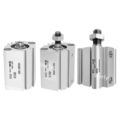 SMC CQ2A12-10D سی کیو2 سیلندر استاندارد، 12 میلی متر سیلندر سوراخ، 10 میلی متر L ضربه، عمل سیلندر دوگانه عمل، دو طرف نصب