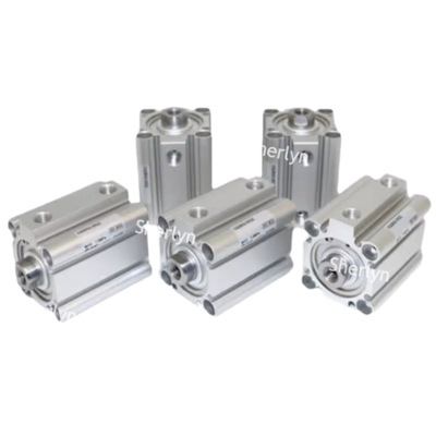 SMC CQ2A12-5D CQ2 Standard Cylinder, 12 mm Cylinder Bore, 5 mm L Stroke, Double Acting Cylinder Action, Tapped Both Ends Mounting