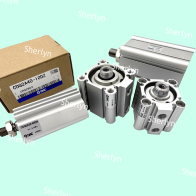 SMC CQ2A12-5D CQ2 Standard Cylinder, 12 mm Cylinder Bore, 5 mm L Stroke, Double Acting Cylinder Action, Tapped Both Ends Mounting