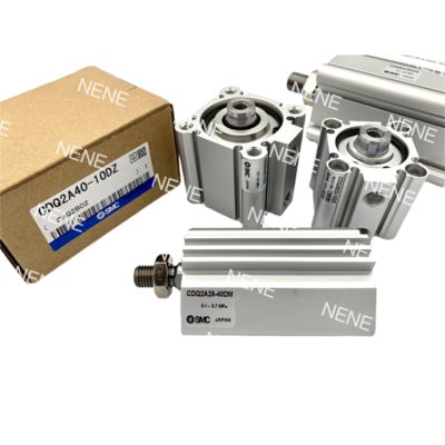 سیلندر پیستون بادی CQ2A12-50D SMC با قطر 50 میلی‌متر و کورس 20 میلی‌متر، سری CQ2، دو کاره