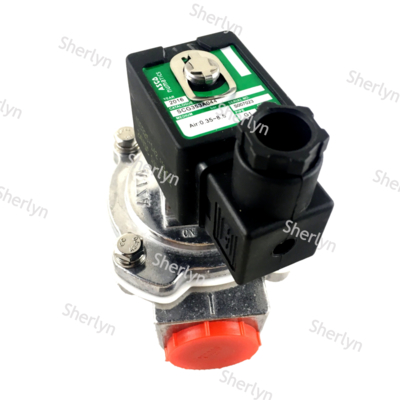 شیر ضربه ای الکترومغناطیسی ASCO SCG353A044، 1 اینچ، زاویه راست