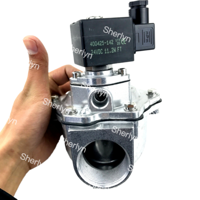 ASCO 1.5 اینچ زاویه راست الکترومغناطیسی شیر نبض SCG353A047 DN40 دریچه فیلتر کیسه C113827