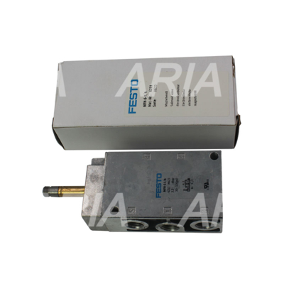 فستو MFH-5-1/4 6211 شیر سولینوئید، 5/2 monostable mec spr، int pilot، 2-10 bar، 1300L/min، G 1/4