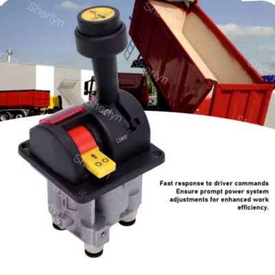 BKQF34-B 14750650H 4 سوراخ کامیون کمپرسی لاستیکی دسته شیر M6 قفل هیدرولیک کامیون کمپرسی کنترل شیر ﻿