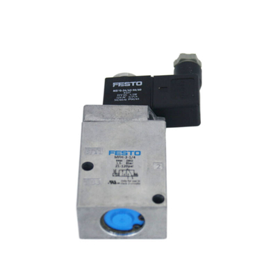 شیر برقی فستو MFH-3-1/4 9964، شیر مکانیکی، 3 پورت، بسته، الکتریکی، G 1/4، 0.15 تا 0.8 مگاپاسکال