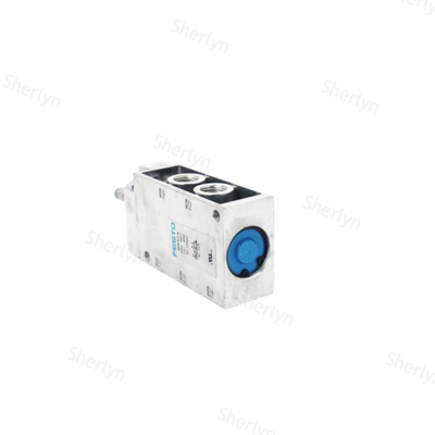 درگاه کاری پنوماتیکی G1/4، شیر 5/2 تک‌فشارۀ مکانیکی MFH-5-1/4 برای کاربردهای پنوماتیکی بادوام و چندمنظوره