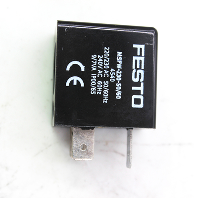 بوبین سلونوئید MSFW-230-50/60 | فستو 4540 IP65، 230VAC، پره برای MSSD-F 3 پین