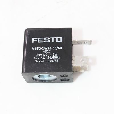 FESTO 4527 MSFG-24-50/60 کویل سلنوئیدی، 24VDC، 4.5W، IP65، پره های پلاگین برای MSSD-F، 3 پین