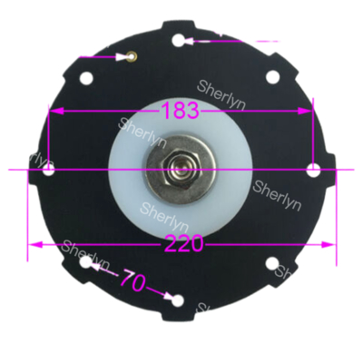 دیافراگم لاستیکی شیر پالس جت زاویه راست BFEC DMF-Z-76S DMF-Y-76S 3 اینچی