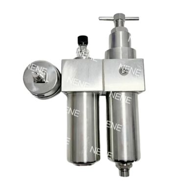 SFSRSL400 1/2 "سطح اندازه فیلتر هوا روان کننده سه قطعه فلتر فولاد ضد زنگ تنظیم کننده دستگاه مه روغن