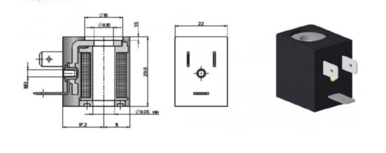 شیر برقی AMISCO EVI 7-9 کویل DC24V 3W