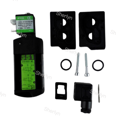 شیر برقی ASCO سری 551 SCG551A001MS تک بوبین