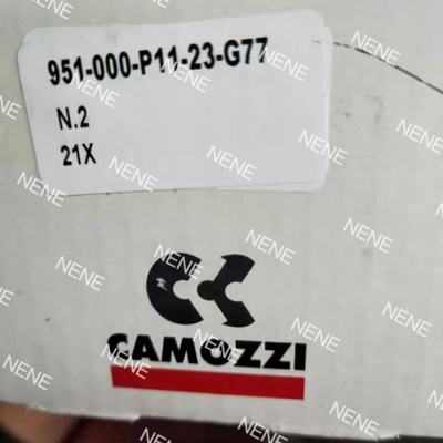 Camozzi اتوماتیک ولول سولینوئید 952-000-P15-23-G72 ISO5599-1 اندازه 2 5/2 راه سولینوئید دوگانه 12 ولت DC 5W