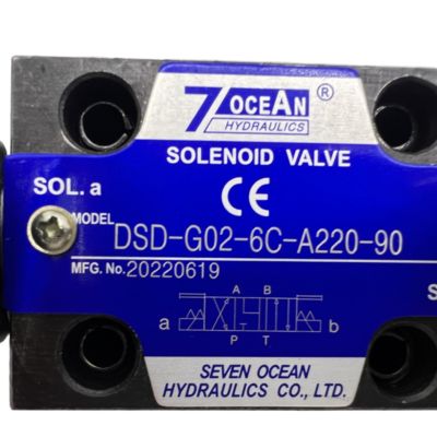شیر برقی پنوماتیک 7OCEAN DSD-G02-6C-A220-90 AC220V