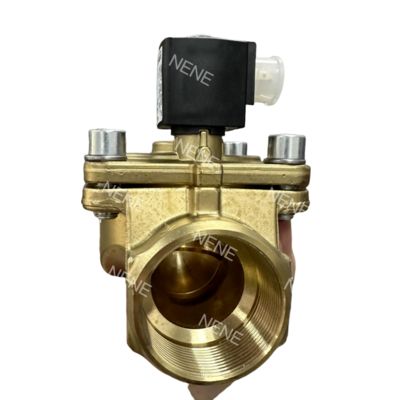 00221856 6281 Type G1 2/2 Normally Closed 25.0 Flow Hole NBR Sealed Brass Valve Body DC24V 8W 0.2-16bar -10~+80 ℃ Burkert