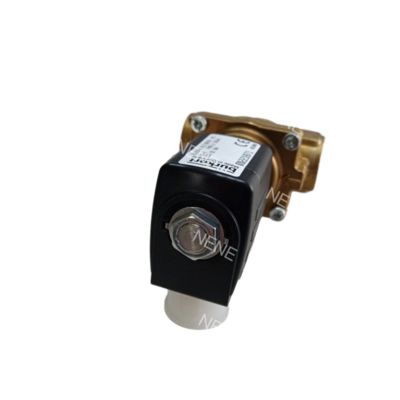 شیر سولناید الکتریکی 00221860 Burkert 6281 نوع G1 1/4 2/2 به طور معمول بسته شده 25.0 سوراخ جریان NBR مهر و موم شده بدن شیر مس AC24V