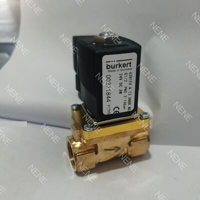 00221863 Electromagnetic Valve 6281 Type G1 1/2 2/2 Normally Closed 40.0 Flow Hole NBR Sealed Brass Valve Body AC24V 8W Burkert