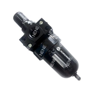 تنظیم کننده فیلتر نورگرن مدل B68G-8GK-MR3-RLN G1 پورت 40μm 04-8 بار دستی بدون گج روغن هوا فشرده پنوماتیک هوا