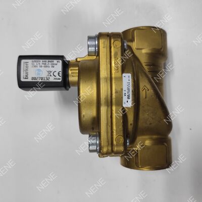 شیر برقی AC24V BURKERT مدل 6281 00221872 G1/2 2/2 نرمال بسته بدنه برنجی آب‌بند FKM روزنه 13.0 توان 8 وات فشار 0.2 تا 16 بار دمای 0 تا +120 درجه سانتی‌گراد