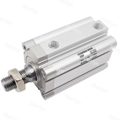 سیلندر SMC سری CDQ2 مدل CDQ2B12-5D با عملکرد دوگانه، میله پیستونی یک طرفه