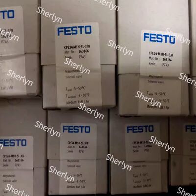 شیر برقی FESTO Air CPE18-M1H-3GL-QS-8 163149 3/2، بسته، تک حالته