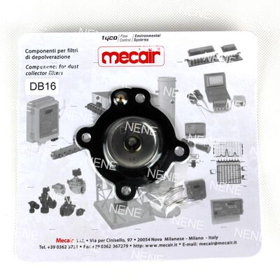 دیافراگم DB16 3/4 اینچ برای شیر پالس Mecair VNP206 VNP306 VNP306 VEM306