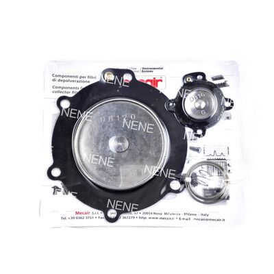 FKM/Viton Diaphragm DB120 DB16 کیت های تعمیر دیافراگم 3' قطب های جت پالس Mecair 2.5 اینچ VNP220 VEM220 VNP420 VEM420 VNP424 VEM424 VNP620 VEM620 VNP720 VEM720