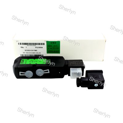 شیر برقی ASCO SCG531C017MS دو حالته پنج راهه اتصال لوله DC24V