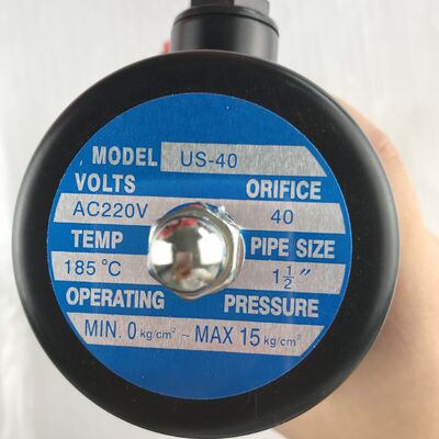مقاومت در برابر دمای بالا US-40 (1.5 اینچ) AC220 TXPC تمام مس بخار کنترل شیر سولینوئید شیر برق شیر آب