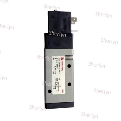 شیر برقی NORGREN V61B313A-A212J با عملکرد پایلوت، دو حالته، سه راهه، نرمال باز، کنترل تک الکترونیکی
