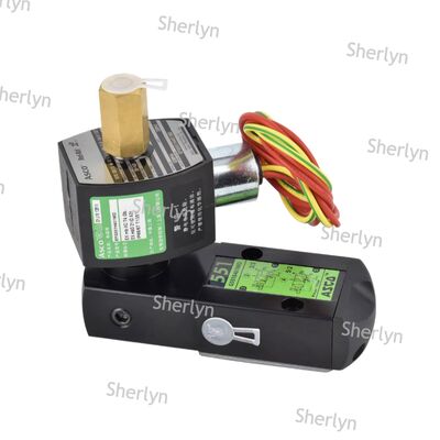 شیر سلونوئیدی ASCO دو کویل EF551H402MO G1/4