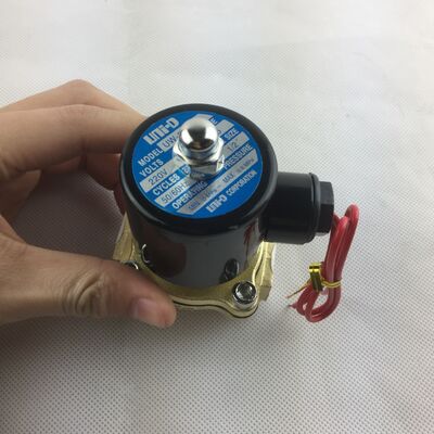 UW-25 بدن مس به طور معمول بسته دریچه هوا دو طرفه دریچه الکترومغناطیسی دریچه آب دریچه سولناید