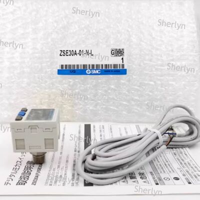 سوئیچ فشار دیجیتال صنعتی SMC ISE30A-01-N-L خروجی NPN محدوده 1MPa ویژه نظارت بر فشار سیستم پنوماتیک