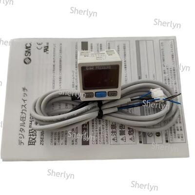 دو NPN خروجی سوئیچ فشار دیجیتال SMC ISE30A-01-A-L اختصاص داده شده برای تشخیص نشت مدار هوا، با محدوده 1MPa