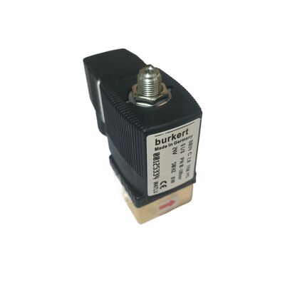 بورکرت 00134240 شیر سولینوئید 6013 عمل مستقیم G1/8 2/2 NC 2.5mm سوراخ FKM مهر بدن مس 24VDC 8W 0-10bar