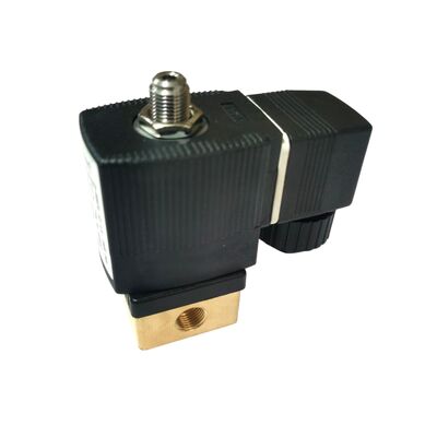 شیر برقی NC 2/2 مستقیم، 00125304، پورت G1/4 اینچ، اوریفیس 3.0، شیر برنجی با آب‌بند FKM، توان صنعتی 220 ولت AC، فشار کاری 10 بار