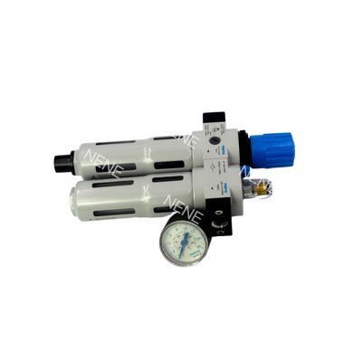 FRC-3/8-D-7-MINI 162756 Festo Service Unit G3/8 40μm Manual Drain 0.5-7bar With Pressure Gauge Zinc Alloy