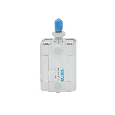سیلندر پنوماتیک سری ADVU Festo ADVU-12-30-A-P-A 156591 رزوه خارجی 12x30mm M5 سیلندر دو اثره پیستون مغناطیسی ISO 6432 فشرده